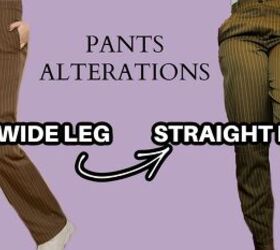 How to Sew Wide-leg Pants to Straight Leg in 6 Quick & Easy Steps