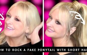 How to Rock a Fake Ponytail on Short Hair: Trying Out Hair Extensions