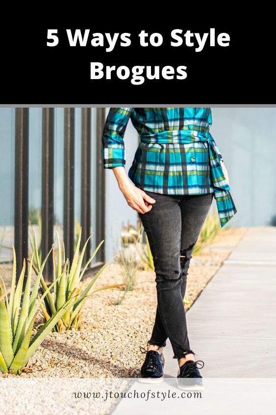 using my imagination for 5 ways of styling brogues