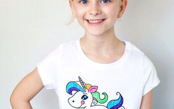 DIY Unicorn Coloring Shirt