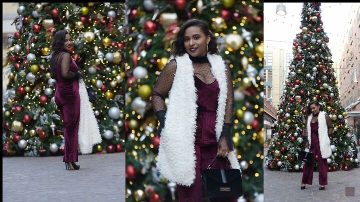 8 glam holiday outfit ideas for a super stylish christmas, Holiday glam outfit ideas