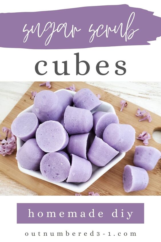 how to make sugar scrub cubes