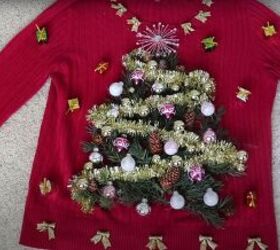 how to make your own light up christmas sweater for the festive season, Decorating a DIY Christmas sweater