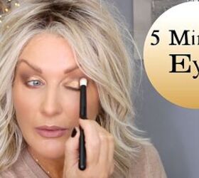This Easy Gold & Brown 5-Minute Eye Makeup Look Suits Anyone