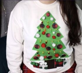 diy festive christmas sweater