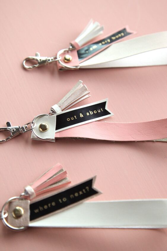 How to Make DIY Ribbon Keychains You Can Personalize | Upstyle