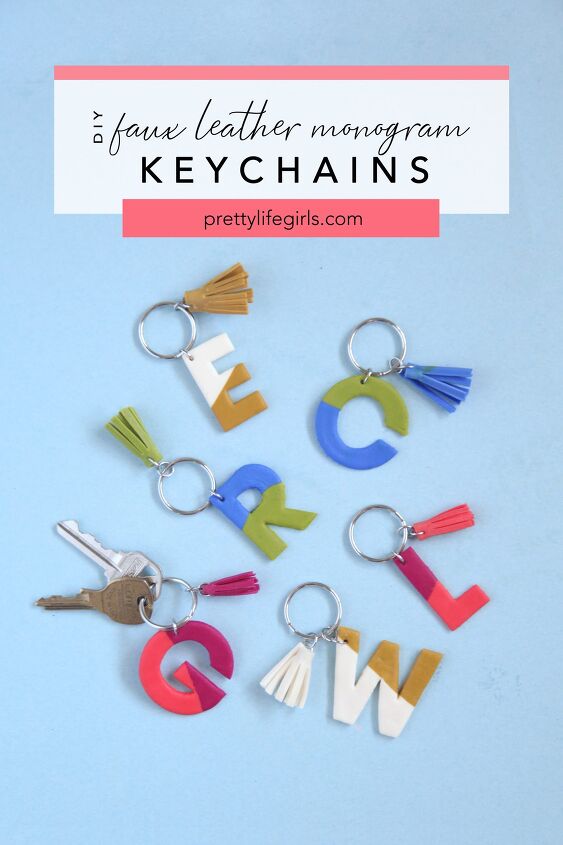 easy diy monogram keychain