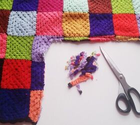 my refashioned crocheted granny square top tutorial