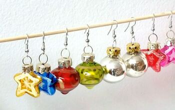 How to Make Cute Christmas Ornament Earrings in 3 Super-Simple Steps