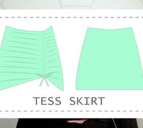 diy drawstring skirt tutorial how to make the perfect beach cover up, Drawstring skirt sewing pattern