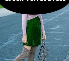 Velvet Green Dress Outfits: Innovative Ideas for Winter | Upstyle