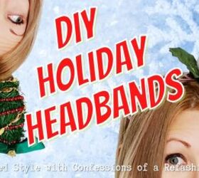 How to Make Cute Ornament & Christmas Tree Headbands for the Holidays