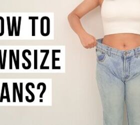 How to Downsize Jeans With & Without Sewing - 6 Different Ways
