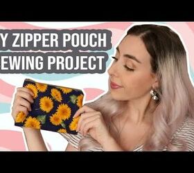 Easy Zipper Pouch Sewing Tutorial:  Fun Gift for Friends or Yourself!