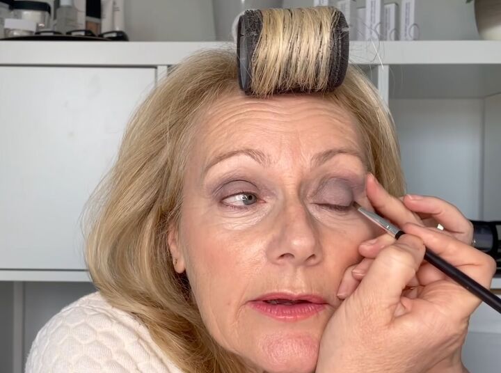 how to rock a smokey eye as an older woman mature makeup tutorial, Smokey eye for older eyes