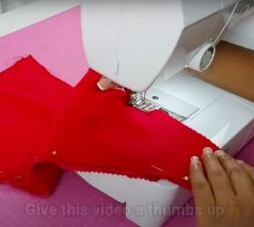 how to make a santa hat fun festive activity to do with family, How to sew a Santa hat