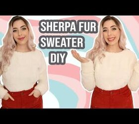 This Cozy DIY Sherpa Sweater is Perfect for the Chilly Winter Weather