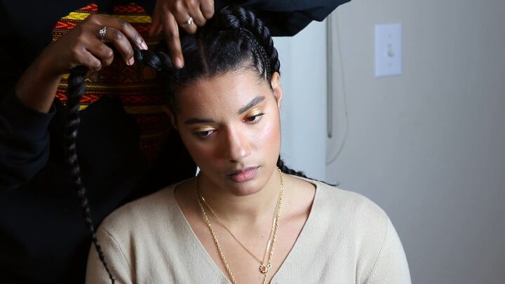 How to Create a Striking & Protective Braided Updo Step by Step | Upstyle