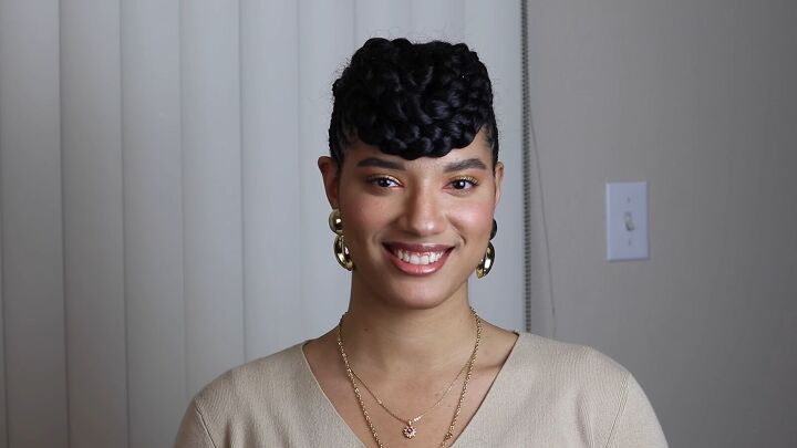 How to Create a Striking & Protective Braided Updo Step by Step | Upstyle