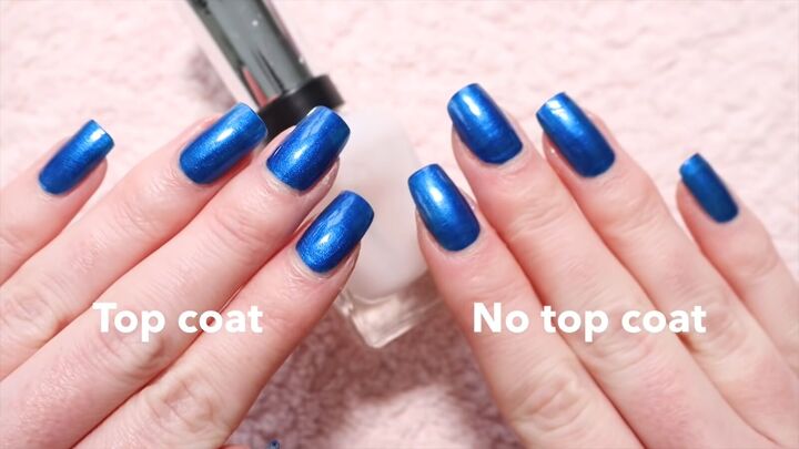 how to take care of nails in winter nail care tips fun blue polish, Blue winter nails