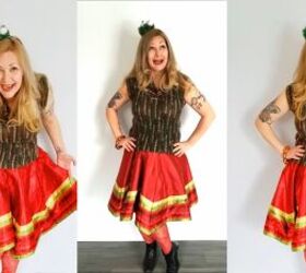 How to Make a Christmas Tree Skirt Into a Skirt You Can Actually Wear