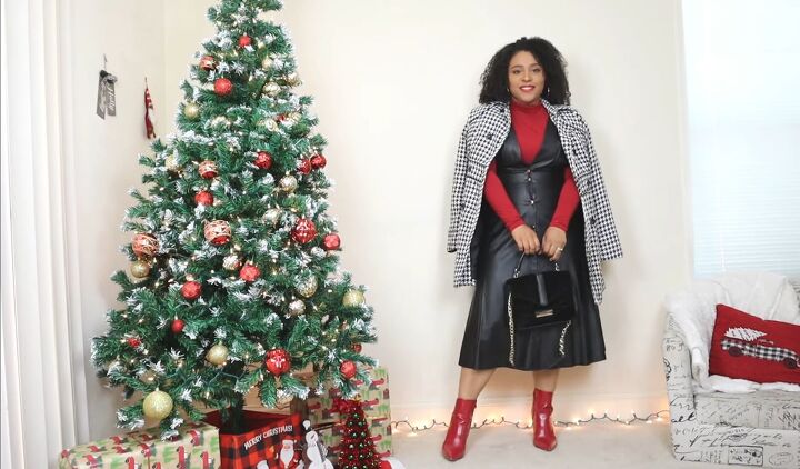 4 little black christmas dress outfit ideas from casual to glam, How to wear an LBD for Christmas