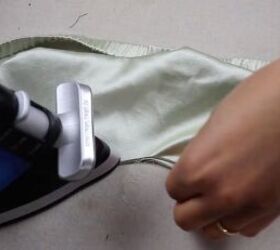 how to sew the perfect gift 6 diy gift ideas that are simple to make, Pressing the edges with an iron