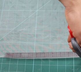 how to sew the perfect gift 6 diy gift ideas that are simple to make, Measuring the fabric for the bag