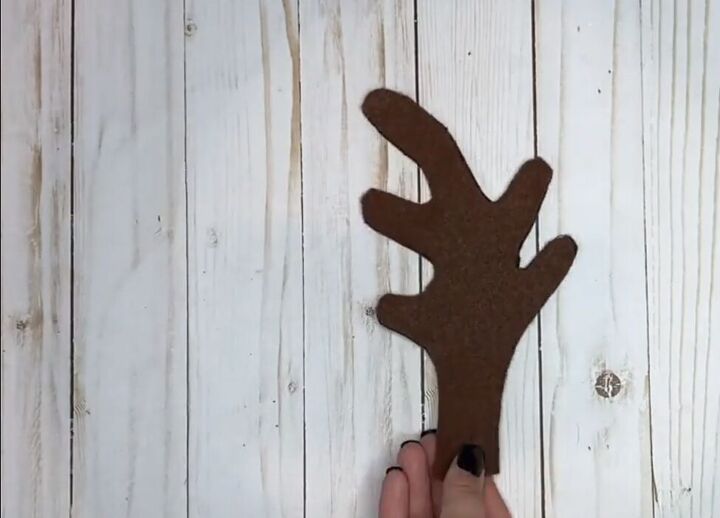 6 amazing diy ugly christmas sweater ideas including 1 for hanukkah, Making antlers out of brown felt