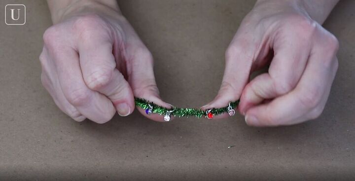 2 super easy diy christmas earrings you can make yourself at home, Making DIY Christmas wreath earrings