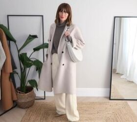 19 comfy casual chic winter outfits to keep you warm this season, Comfy and casual winter white outfit