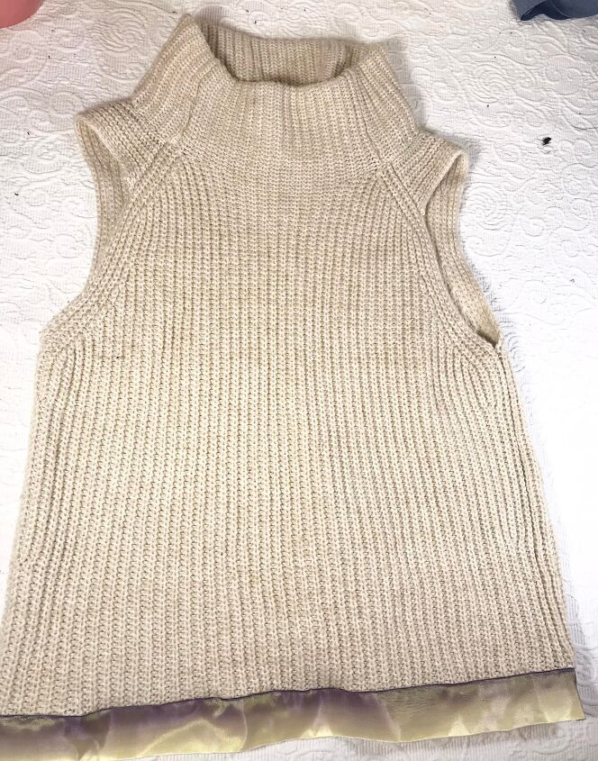 a sweater dress