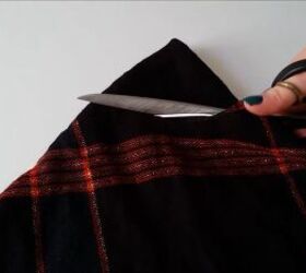 how to make a skirt out of a tablecloth in 3 quick easy steps, Cutting the center point of the tablecloth