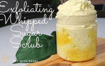 Homemade Whipped Body Scrub Recipe With Butters, Oils & Lemon Scent