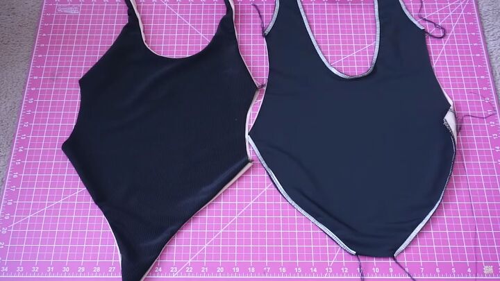 how to sew a reversible one piece swimsuit in 6 simple steps, How to make a one piece swimsuit