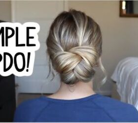 Try This Easy Updo Hair Hack For a Sophisticated & Elegant Hairstyle