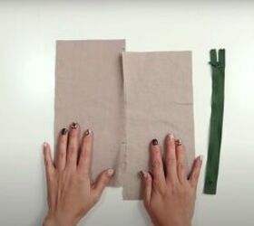 how to sew an invisible zipper a step by step tutorial, Prepping the fabric and zipper
