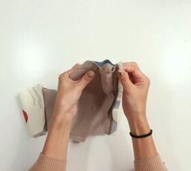 how to sew an invisible zipper a step by step tutorial, Gap between the lining and the fabric