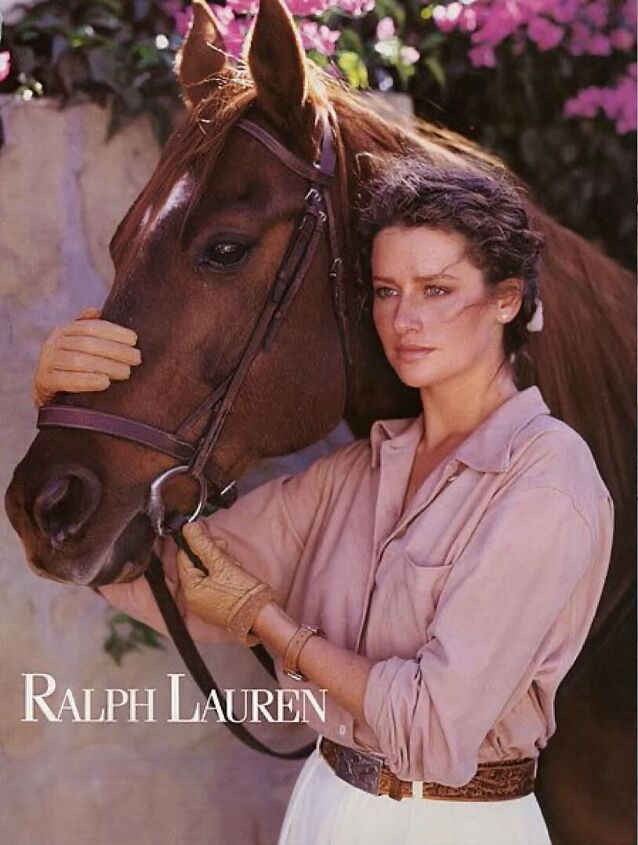 4 stylish timeless outfits inspired by vintage ralph lauren ads, Equestrian themed vintage Ralph Lauren ad
