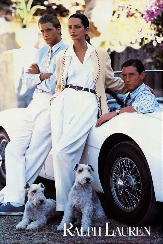4 stylish timeless outfits inspired by vintage ralph lauren ads, All white outfits in vintage Ralph Lauren ads