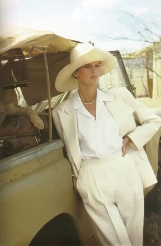 4 stylish timeless outfits inspired by vintage ralph lauren ads, Vintage Ralph Lauren ad with a wide hat