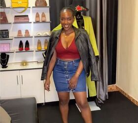 9 Denim Skirt Outfit Ideas That Show 