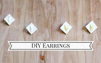 How to Make Wooden Earrings: Cute Post Earrings You Can Make at Home