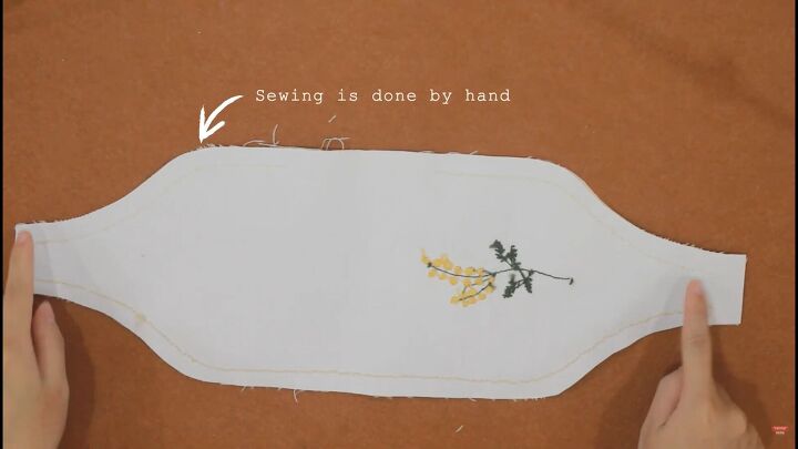 how to make a diy hard headband with an adorable embroidered design, How to sew a headband