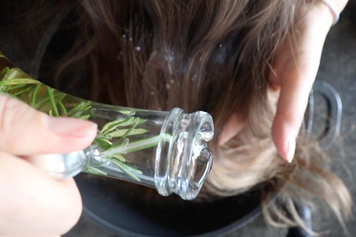 rosemary water hair rinse for hair growth