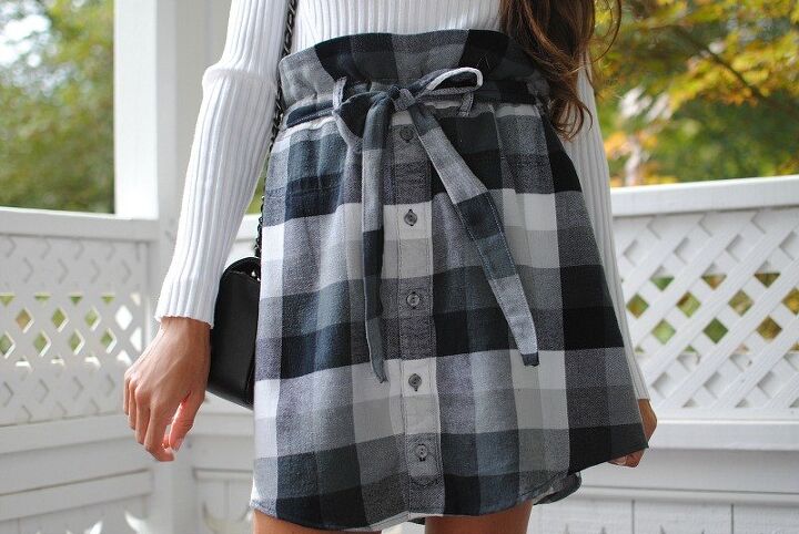 mens dress shirt skirt Wearing men's shirts as a skirt