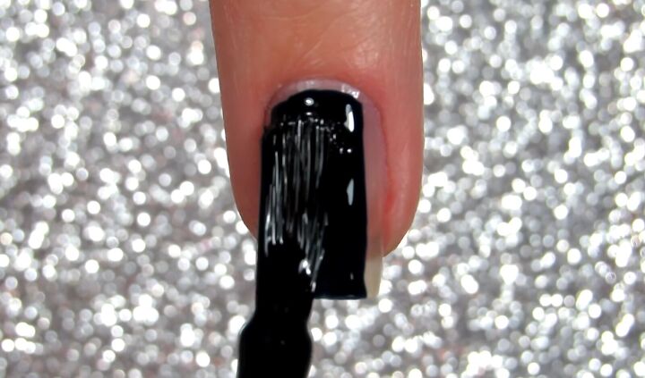how to wear dark nail polish step by step nail polish painting tips, How to do dark painted nails