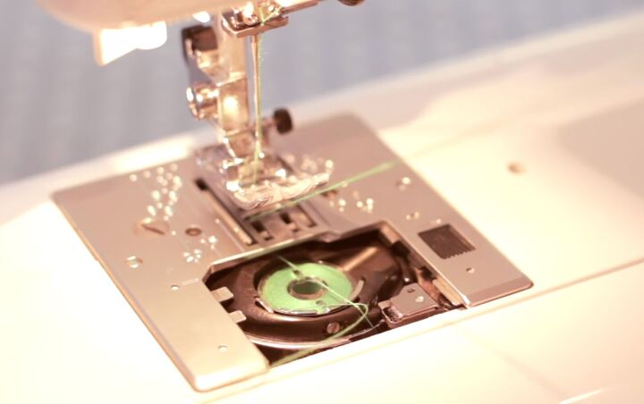 basic sewing skills how to thread a sewing machine step by step, Threading a sewing machine