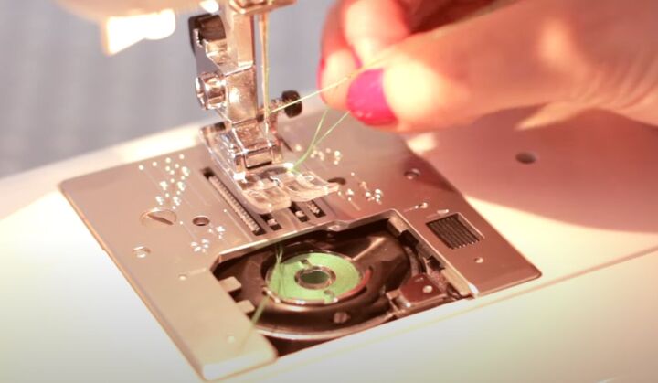 basic sewing skills how to thread a sewing machine step by step, How to thread a sewing machine