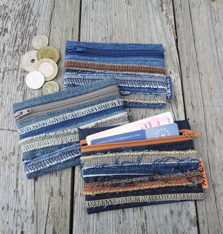 handy zipper pouch, Or you can make those pouches without a loop then it will not be a key chain but a coin purse